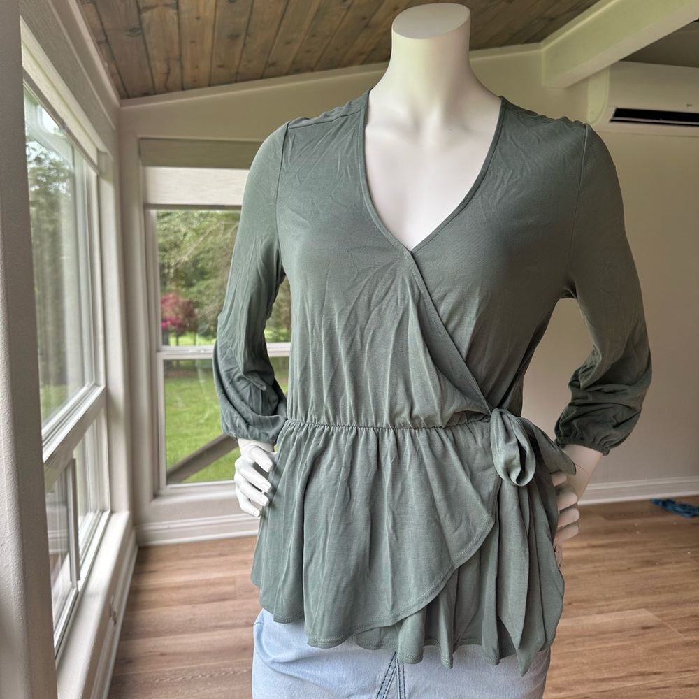 Side Tie Blouse